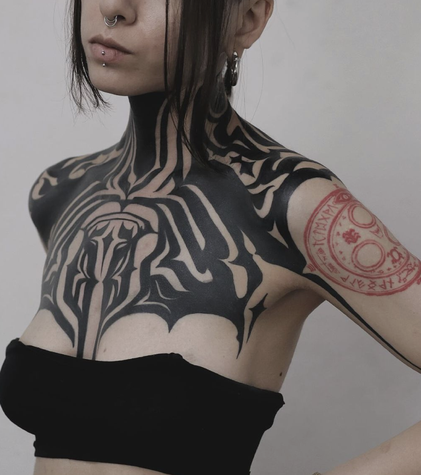 Oscar Conejeros Guest Artist Speakeasy Custom Tattoo tribal art